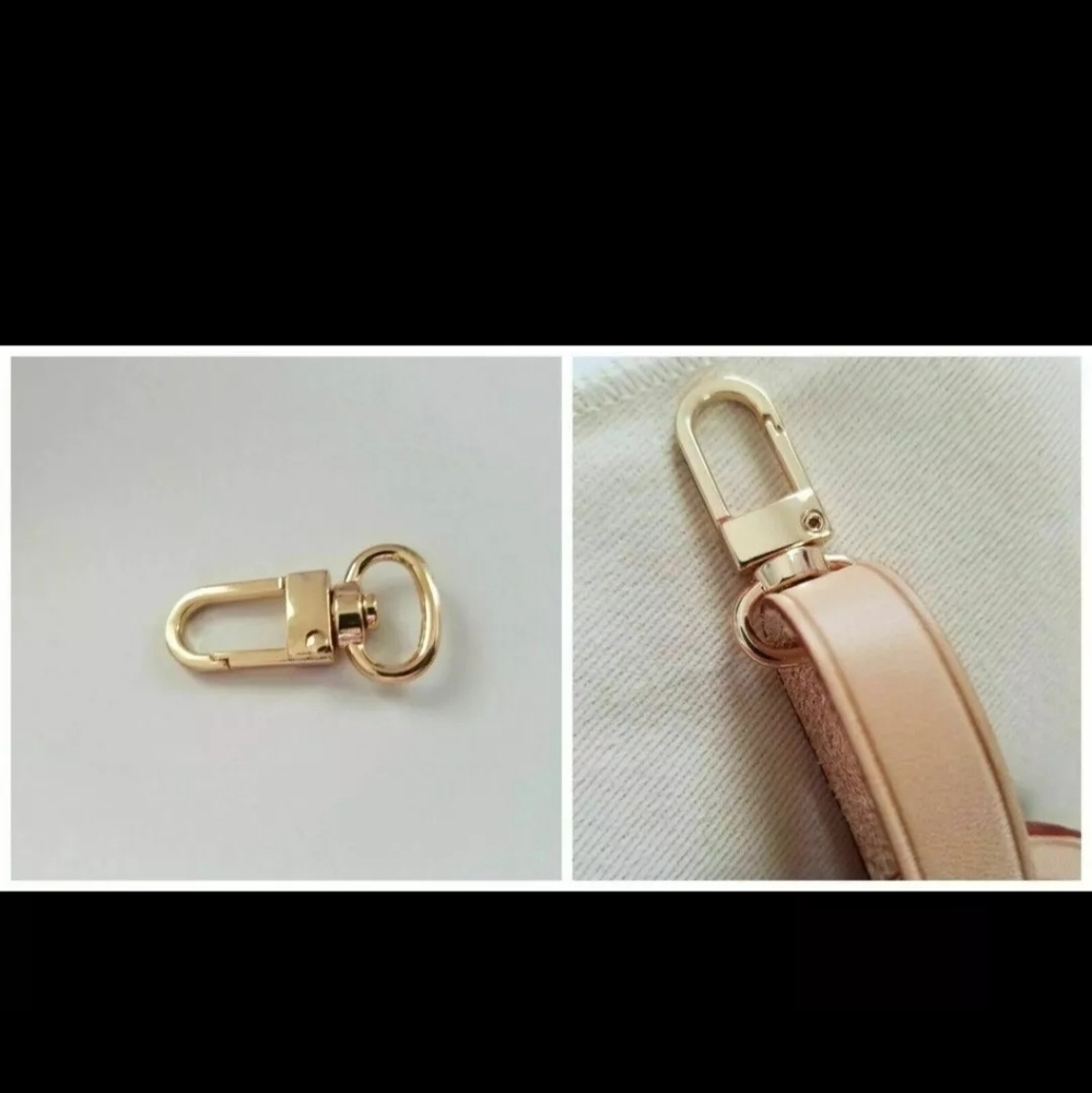 3x pieces Gold Swivel Clasp Hook set for luggage tag